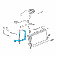 OEM GMC Sierra 1500 Lower Hose Diagram - 23409122