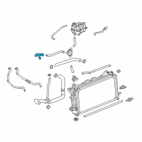 OEM 2018 Chevrolet Silverado 1500 Water Hose Diagram - 84010624