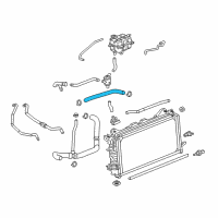 OEM 2016 GMC Sierra 1500 Upper Hose Diagram - 84010621