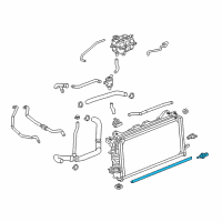 OEM 2017 GMC Sierra 1500 Radiator Assembly Diagram - 84026966