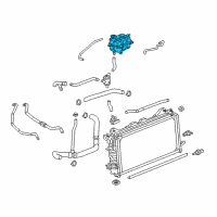 OEM 2016 Chevrolet Silverado 1500 Reservoir Diagram - 22998114