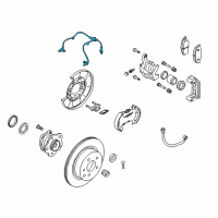 OEM 2011 Infiniti G37 Sensor Assembly Anti Ski, Rear Diagram - 47900-1BB1B