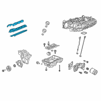OEM Cadillac CTS Valve Cover Diagram - 12705562