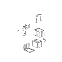 OEM Cable Assembly, Battery Ground Diagram - 32600-SDB-A00