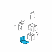 OEM Honda Accord Box, Battery (70D) Diagram - 31521-SDB-A10
