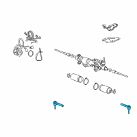 OEM 2012 GMC Sierra 1500 Outer Tie Rod Diagram - 15895646