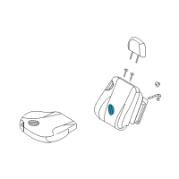 OEM 2006 Hyundai Tucson Heater-Front Seat Back Diagram - 88360-2E000