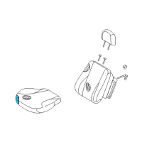 OEM 2008 Hyundai Tucson Pad Assembly-Front Seat Cushion Driver Diagram - 88150-2E000