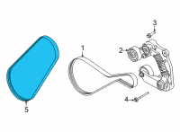 OEM Ford F-150 V-BELT Diagram - ML3Z-8620-C