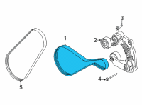 OEM Ford F-150 V-BELT Diagram - ML3Z-8620-G