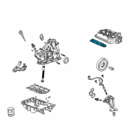 OEM 2013 Honda Accord Gasket, Intake Manifold Diagram - 17105-RCJ-A01