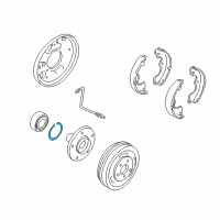 OEM 2006 Ford Escape Retainer Diagram - YL8Z-1L124-AA