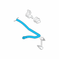 OEM 2001 Toyota Sequoia Stabilizer Bar Diagram - 48812-AF020