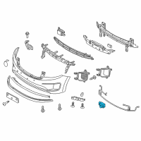 OEM 2015 Kia Sedona Sensor Assembly-ULTRASON Diagram - 95720A90003D