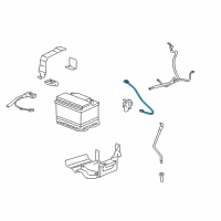 OEM 2009 Pontiac G5 Negative Cable Diagram - 88987148