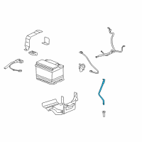 OEM 2005 Chevrolet Cobalt Tube-Battery Vent Diagram - 15247277