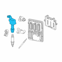 OEM 2020 Chevrolet Malibu Ignition Coil Diagram - 12697989