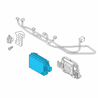 OEM Hyundai Sonata Unit Assembly-Smart Cruise Control Diagram - 96400-E6500