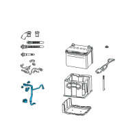 OEM Cable Assembly, Battery Ground Diagram - 32600-SCV-A01