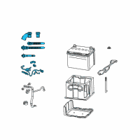 OEM 2006 Honda Element Sub-Wire, Starter Diagram - 32111-PZD-A51