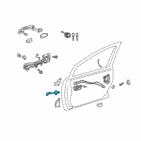OEM 2014 Toyota Prius Plug-In Door Check Diagram - 68610-47021