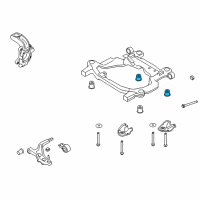 OEM 2017 Lincoln MKT Front Insulator Diagram - 8G1Z-5400155-B