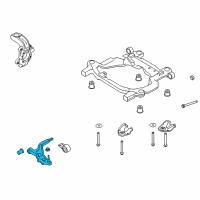 OEM Mercury Sable Lower Control Arm Diagram - 8G1Z-3078-S