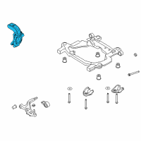 OEM Ford Taurus Knuckle Diagram - 8G1Z-3K185-R