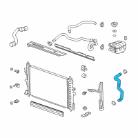 OEM Chevrolet Cruze Limited Upper Hose Diagram - 13291779