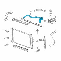 OEM 2011 Chevrolet Cruze Outlet Hose Diagram - 94543097