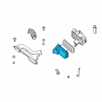 OEM 2017 Nissan Altima Body Assembly-Air Cleaner Diagram - 16528-JA10A