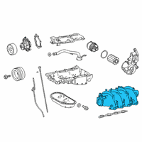 OEM 2017 Lexus GS F Tank Assy, Intake Air Surge Diagram - 17190-38010