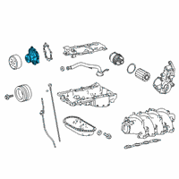 OEM 2013 Lexus IS F Pump Assy, Scavenging Diagram - 151A0-38010