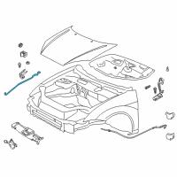 OEM 2004 Ford Focus Support Rod Diagram - 2S4Z-16826-BA