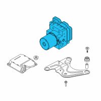 OEM 2016 BMW M6 Gran Coupe Dsc Hydraulic Unit Diagram - 34-51-7-846-159