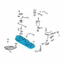 OEM Toyota MR2 Spyder Fuel Tank Diagram - 77001-17070