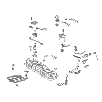 OEM Toyota Return Hose Clamp Diagram - 90467-13061