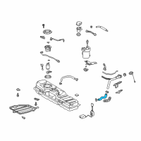 OEM 2005 Toyota MR2 Spyder Filler Tube Diagram - 77213-17020