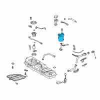 OEM Toyota MR2 Spyder Filter Diagram - 23300-23040