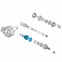 OEM 2011 Cadillac CTS Outer Boot Diagram - 19206244