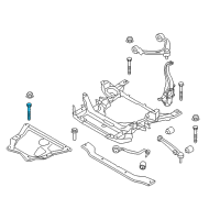 OEM 2012 BMW X5 Hexagon Screw With Flange Diagram - 07-12-9-908-068