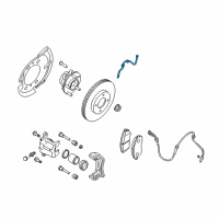 OEM Nissan Rogue Select Hose Assy-Brake, Front Diagram - 46210-JG01B