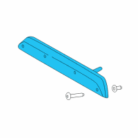 OEM 2017 Ford F-150 High Mount Lamp Diagram - HL3Z-13A613-D