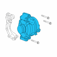 OEM 2006 Chevrolet Cobalt Alternator Diagram - 84009358