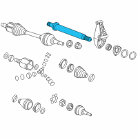 OEM 2018 Chevrolet Sonic Intermed Shaft Diagram - 20997749