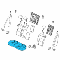 OEM Kia Stinger Cushion Assembly-Rr Seat Diagram - 89100J5361CLZ