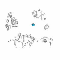 OEM Chevrolet Corvette Sensor Diagram - 25737829