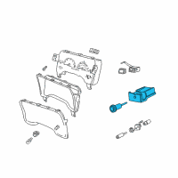 OEM Dodge Caravan Switch-HEADLAMP Diagram - 56021889AA