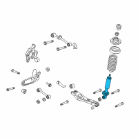 OEM 2008 Ford Explorer Sport Trac Shock Diagram - 7A2Z-18125-EB