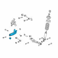 OEM Ford Explorer Sport Trac Trailing Arm Diagram - 8L2Z-5500-AD